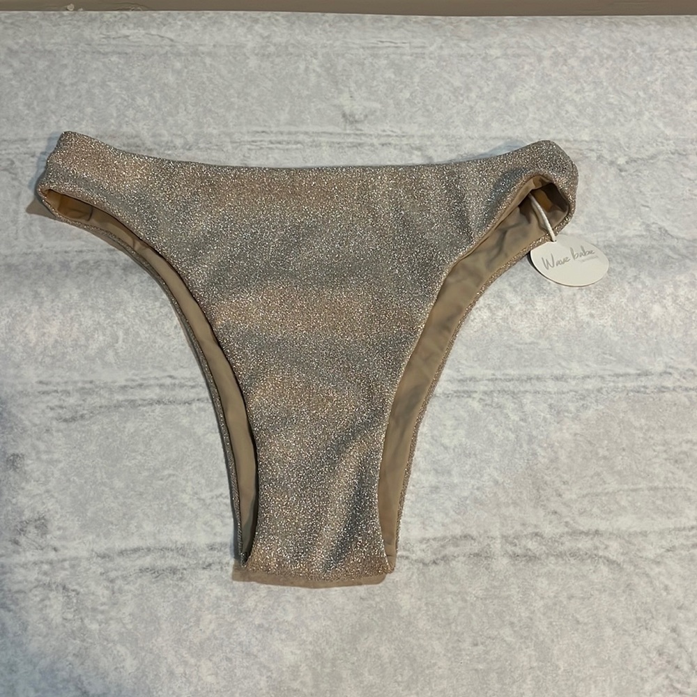 Wave Babe Bottom Swimsuit Sz Large .